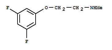 (9ci)-2-(3,5-二氟苯氧基)-n-甲基-乙胺结构式_706809-58-7结构式