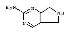 6,7-二氢-5H-吡咯并[3,4-d]嘧啶-2-胺结构式_707539-41-1结构式