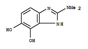 (9ci)-2-(二甲基氨基)-1H-苯并咪唑-4,5-二醇结构式_708201-76-7结构式