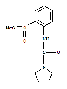 Benzoic acid, 2-[(1-pyrrolidinylcarbonyl)amino]-, methyl ester (9ci) Structure,708241-16-1Structure