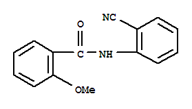Benzamide, n-(2-cyanophenyl)-2-methoxy-(9ci)Structure,708289-25-2Structure Benzamide, n-(2-cyanophenyl)-2-methoxy-(9ci) Structure,708289-25-2Structure