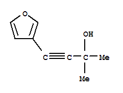 (9ci)-4-(3-呋喃)-2-甲基-3-丁炔-2-醇结构式_709016-51-3结构式