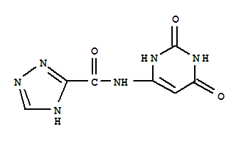 (9ci)-n-(1,2,3,6-四氢-2,6-二氧代-4-嘧啶)-1H-1,2,4-噻唑-3-羧酰胺结构式_709018-26-8结构式