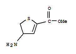 (9ci)-4-氨基-4,5-二氢-2-噻吩羧酸甲酯结构式_709604-54-6结构式