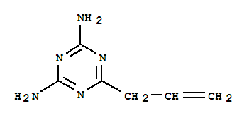 (9ci)-6-(2-丙烯基)-1,3,5-三嗪-2,4-二胺结构式_710308-43-3结构式