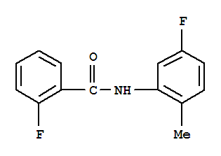 (9ci)-2-氟-n-(5-氟-2-甲基苯基)-苯甲酰胺结构式_710310-20-6结构式