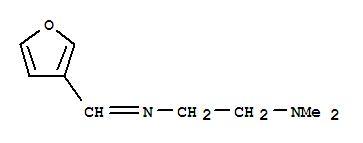 (9ci)-n-(3-呋喃亚甲基)-N,N-二甲基-1,2-乙烷二胺结构式_710321-07-6结构式