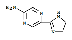 (9CI)-5-(4,5-二氢-1H-咪唑-2-基)-吡嗪胺结构式_710323-24-3结构式