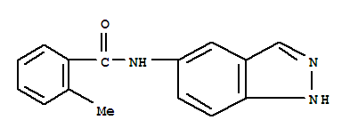 (9ci)-n-1H-吲唑-5-基-2-甲基-苯甲酰胺结构式_710329-42-3结构式