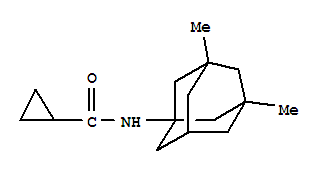 (9ci)-n-(3,5-二甲基三环[3.3.1.13,7]-1-癸基)-环丙烷羧酰胺结构式_710333-30-5结构式