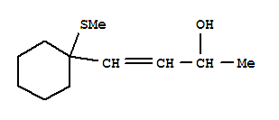 (9ci)-4-[1-(甲基硫代)环己基]-3-丁烯-2-醇结构式_711028-55-6结构式