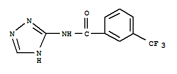 (9ci)-n-1H-1,2,4-噻唑-3-基-3-(三氟甲基)-苯甲酰胺结构式_712286-63-0结构式