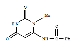 (9ci)-n-(1,2,3,6-四氢-3-甲基-2,6-二氧代-4-嘧啶)-苯甲酰胺结构式_712286-96-9结构式