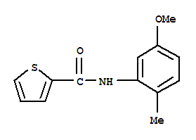 (9ci)-n-(5-甲氧基-2-甲基苯基)-2-噻吩羧酰胺结构式_712298-88-9结构式
