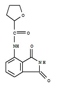 n-(2,3-二氢-1,3-二氧代-1H-异吲哚-4-基)四氢-2-呋喃羧酰胺结构式_712341-35-0结构式