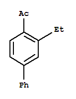 (9ci)-1-(3-乙基[1,1-联苯]-4-基)-乙酮结构式_712349-89-8结构式