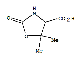 (9ci)-5,5-二甲基-2-氧代-4-噁唑啉羧酸结构式_71264-44-3结构式
