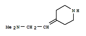 (9ci)-N,N-二甲基-2-(4-哌啶基)-乙胺结构式_713486-71-6结构式