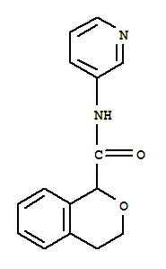 (9ci)-3,4-二氢-n-3-吡啶-1H-2-苯并吡喃-1-羧酰胺结构式_714208-77-2结构式