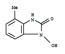 (9ci)-1,3-二氢-1-羟基-4-甲基-2H-苯并咪唑-2-酮结构式_71468-11-6结构式