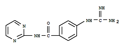 (9ci)-4-[(氨基亚氨基甲基)氨基]-n-2-嘧啶-苯甲酰胺结构式_714907-42-3结构式
