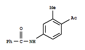 (9ci)-n-(4-乙酰基-3-甲基苯基)-苯甲酰胺结构式_714971-71-8结构式