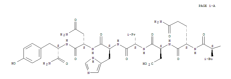 PHE-NLE-HIS-ASN-LEU-GLY-LYS-HIS-LEU-SER-SER-NLE-GLU-ARG-VAL-GLU-TRP-LEU-ARG-LYS-LYS-LEU-GLN-ASP-VAL-HIS-ASN-TYR-NH2结构式_71539-01-0结构式