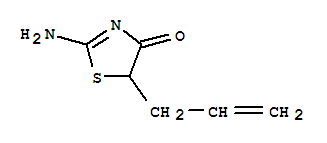 (9ci)-2-氨基-5-(2-丙烯基)-4(5H)-噻唑酮结构式_716316-09-5结构式
