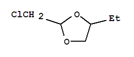 2-(氯甲基)-4-乙基-1,3-二氧戊环结构式_71686-27-6结构式