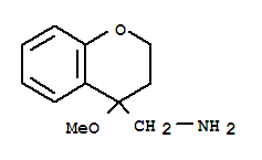 (9ci)-3,4-二氢-4-甲氧基-2H-1-苯并吡喃-4-甲胺结构式_717089-70-8结构式