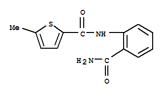 (9ci)-n-[2-(氨基羰基)苯基]-5-甲基-2-噻吩羧酰胺结构式_717866-93-8结构式