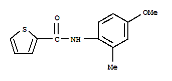 (9ci)-n-(4-甲氧基-2-甲基苯基)-2-噻吩羧酰胺结构式_717868-83-2结构式