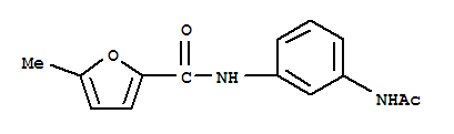 (9ci)-n-[3-(乙酰基氨基)苯基]-5-甲基-2-呋喃羧酰胺结构式_717869-69-7结构式