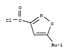 5-异丁基异噁唑-3-羰酰氯结构式_717871-85-7结构式