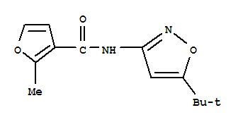 (9ci)-n-[5-(1,1-二甲基乙基)-3-异噁唑基]-2-甲基-3-呋喃羧酰胺结构式_717872-08-7结构式