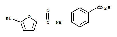 (9ci)-4-[[(5-乙基-2-呋喃)羰基]氨基]-苯甲酸结构式_718601-42-4结构式