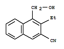 (9ci)-3-乙基-4-(羟基甲基)-2-萘甲腈结构式_719275-87-3结构式