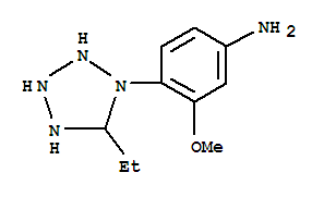 (5ci)-1-(4-氨基-2-甲氧基苯基)-5-乙基-1H-四唑结构式_719297-53-7结构式 (5ci)-1-(4-氨基-2-甲氧基苯基)-5-乙基-1H-四唑结构式_719297-53-7结构式