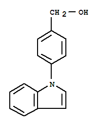 4-(1H-吲哚-1-基)苯甲醇结构式_71935-17-6结构式