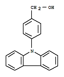 4-(9H-咔唑-9-基)苯甲醇结构式_71935-22-3结构式