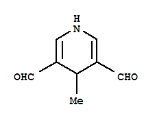 (9ci)-1,4-二氢-4-甲基-3,5-吡啶二羧醛结构式_71970-43-9结构式