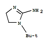 (9ci)-1-(1,1-二甲基乙基)-4,5-二氢-1H-咪唑-2-胺结构式_719987-57-2结构式