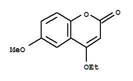 (9ci)-4-乙氧基-6-甲氧基-2H-1-苯并吡喃-2-酮结构式_720676-54-0结构式