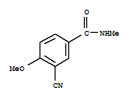 (9ci)-3-氰基-4-甲氧基-n-甲基-苯甲酰胺结构式_720693-00-5结构式