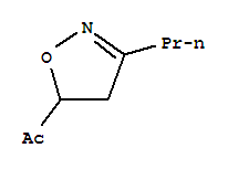 (9ci)-1-(4,5-二氢-3-丙基-5-异噁唑基)-乙酮结构式_72128-82-6结构式