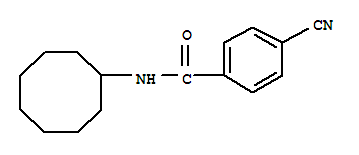 (9ci)-4-氰基-n-环辛基-苯甲酰胺结构式_721405-90-9结构式