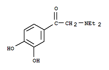 (9ci)-2-(二乙基氨基)-1-(3,4-二羟基苯基)-乙酮结构式_721875-94-1结构式