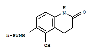 (9ci)-3,4-二氢-5-羟基-6-(丙基氨基)-2(1H)-喹啉酮结构式_721915-83-9结构式