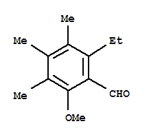 (5ci)-6-乙基-3,4,5-三甲基-O-茴香醛结构式_722494-80-6结构式