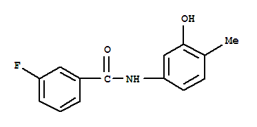 (9ci)-3-氟-n-(3-羟基-4-甲基苯基)-苯甲酰胺结构式_723261-32-3结构式
